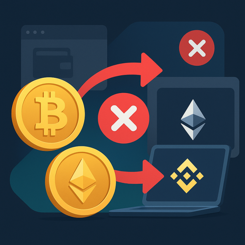 ارسال رمزارز به آدرس