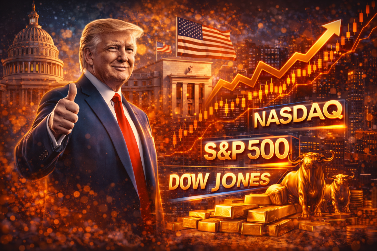 بازار سهام آمریکا در دوران ترامپ